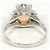 Autre Marque Platin 900 Ring mit Opal und Diamant - Ansicht 4
