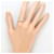 Autre Marque Platinring mit Diamant - Ansicht 5
