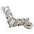 Autre Marque Platin 900 Ringband mit Diamant