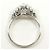 Autre Marque Platin 900 Ringband mit Diamant - Ansicht 2