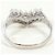 Autre Marque Platin 900 Ringband mit Diamant - Ansicht 3