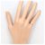 Autre Marque PT900 Platinring mit Diamant - Ansicht 6