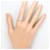 Autre Marque Platinring mit Diamant - Ansicht 6