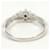 Autre Marque Platinring mit Diamant  - Ansicht 3