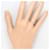 Autre Marque Platinring mit Diamant  - Ansicht 6