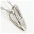 Autre Marque Elegante collana in platino e diamanti - vista 2