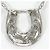 Autre Marque Elegante collana in platino e diamanti - vista 3
