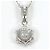Autre Marque Collana in platino con zircone - vista 3