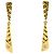 Autre Marque Orecchini a clip in oro giallo 18K con diamanti D'oro