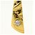 Autre Marque Orecchini a clip in oro giallo 18K con diamanti D'oro - vista 2