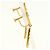 Autre Marque Orecchini a clip in oro giallo 18K con diamanti D'oro - vista 3