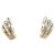Autre Marque Orecchini a clip in oro bianco 18K e diamanti D'oro
