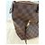 Louis Vuitton Iena PM Borsa Tote Damier Ebene Marrone - vista 8
