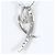 Autre Marque 18K Weißgoldkette mit Diamant Golden - Ansicht 3