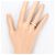 Autre Marque 14K Weißgold-Ring mit Diamant Golden - Ansicht 6