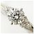 Autre Marque PT950 Platinring mit Diamanten - Ansicht 2