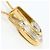 Autre Marque Collana in platino PT900 e oro giallo 18K con diamante D'oro - vista 2