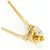 Autre Marque Collana in oro giallo 18K con diamante D'oro - vista 2