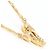 Autre Marque Collana in oro giallo 18K con diamante D'oro - vista 2