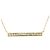 Autre Marque Elegante collana in oro giallo 18K con diamante D'oro