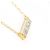 Autre Marque Elegante collana in oro giallo 18K con diamante D'oro - vista 2