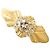 Autre Marque Anillo de banda en oro amarillo de 18K con diamante Dorado