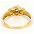 Autre Marque Anillo de banda en oro amarillo de 18K con diamante Dorado - vista 3