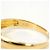 Autre Marque Anillo de banda en oro amarillo de 18K con diamante Dorado - vista 5