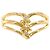 Autre Marque 18K Gelbgold-Ring mit Diamant Golden