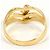 Autre Marque 18K Gelbgold-Ring mit Diamant Golden - Ansicht 3