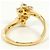 Autre Marque 18K Gelbgold-Ring mit Diamant Golden - Ansicht 3