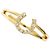 Autre Marque 18K Gelbgold-Ring mit Diamant Golden