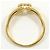 Autre Marque 18K Gelbgold-Ring mit Diamant Golden - Ansicht 2