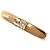 Autre Marque Anello a fascia in oro rosa 18K e diamanti D'oro