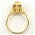 Autre Marque 18K Gelbgold-Ring mit Opal Golden - Ansicht 3