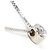 Autre Marque 14K Weißgoldkette mit Diamant Golden - Ansicht 2