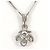 Autre Marque 14K Weißgoldkette mit Diamant Golden - Ansicht 3