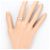 Autre Marque 14K Weißgold-Ring mit Zirkonia Golden - Ansicht 6