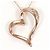 Autre Marque Collana in oro rosa 10K e diamanti D'oro