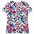 Chanel Blusa 15C Dubai Caleidoscópica FR 40 Rosa Blanco Azul Multicolor Verde Amarillo - vista 3
