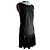 Sandro E15 Replay Kleid schwarz plissiert