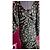 Sandro schwarzes Kleid mit Blumenmuster und Raffung Mehrfarben - Ansicht 17