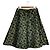 Autre Marque Falda plisada asimétrica en jacquard TARO HORIUCHI Negro Verde Caqui - vista 2