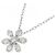 Autre Marque Collana Fiore in Diamanti Au750 Argento - vista 3
