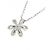 Autre Marque Collana Fiore in Diamanti Au750 Argento - vista 4