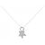 Autre Marque Collana in oro bianco Au750 e diamanti Argento