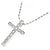 Autre Marque Collana Croce Diamante Au750 Argento - vista 3