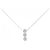 Autre Marque Collana a fiore con diamanti in oro bianco Au750 Argento