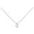 Autre Marque Collana con Diamanti Pt900/Pt850 Argento