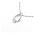 Autre Marque Collana con Diamanti Pt900/Pt850 Argento - vista 4